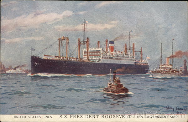 S. S. President Roosevelt Steamers