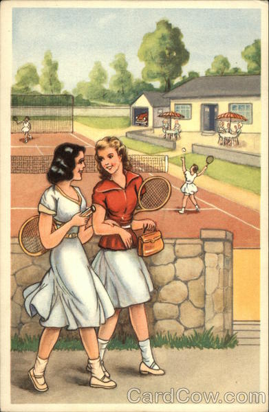Women at Tennis Courts