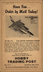 Hobby Trading Post - B-58 Hustler Bomber Kit Postcard
