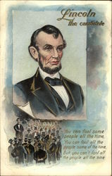 Abraham Lincoln as a Candidate Postcard