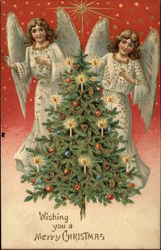 Two Angels, Christmas Tree Two Angels, Christmas Tree