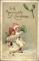 For A Merry and Jolly Christmas Postcard