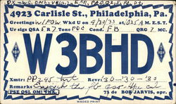 W3BHD - Philadelphia, PA W3BHD - Philadelphia, PA