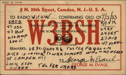 W3BSH - Camden, NJ W3BSH - Camden, NJ
