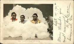 A Study in Black and White Postcard