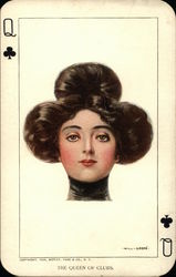 The Queen of Clubs Postcard