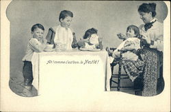 Ah! comme c'est bon, le Nestlé! Postcard