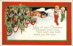 May All Your Christmas Dreams Come True Postcard