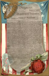 The Declaration of Independence Postcard