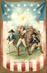 The Spirit of '76 - American Flag, Fife & Drum, Soldiers The Spirit of '76 - American Flag, Fife & Drum, Soldiers