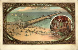 Heinz Ocean Pier in Atlantic City Postcard