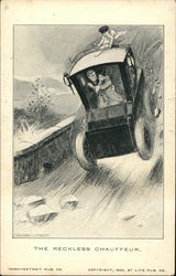 The Reckless Chauffeur Postcard