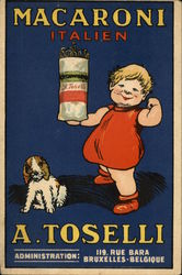 Macaroni Italien Advertising Postcard Postcard Postcard