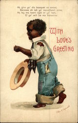 With Love's Greeting Postcard