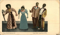 Cake Walk Negro Dance No. 2 Postcard