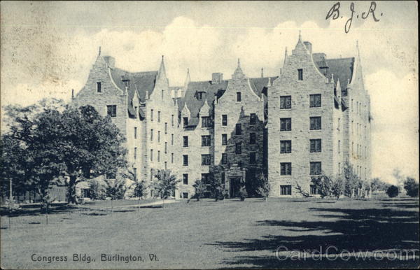 Congress Building and Grounds Burlington Vermont