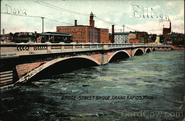 Bridge Street Bridge Grand Rapids Michigan