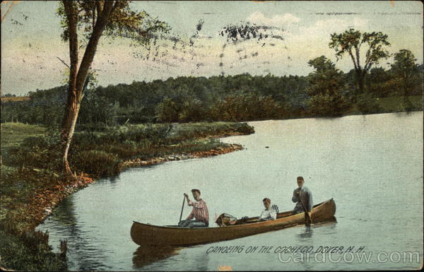 Canoeing on The Cocheco Dover New Hampshire