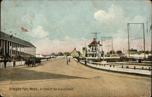 Brockton Fair, In front of the Grand Stand Massachusetts