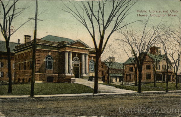 Public Library and Club House Stoughton Massachusetts