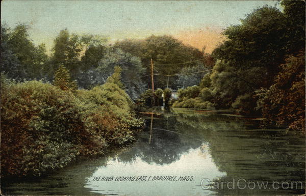 The River Looking East East Braintree Massachusetts