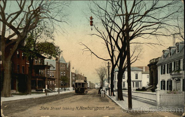 State Street Looking North Newburyport Massachusetts