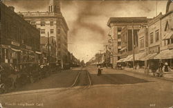 Pine Street Long Beach, CA Postcard Postcard Postcard