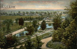 View from John Ball Park Grand Rapids, MI Postcard Postcard Postcard