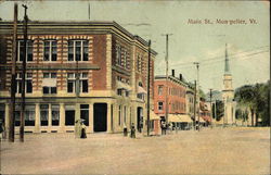 Main Street Montpelier, VT Postcard Postcard Postcard