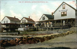 The St. George Quonochontaug, RI Postcard Postcard Postcard