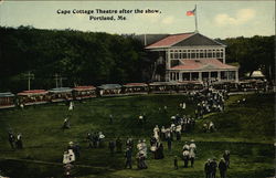 Cape Cottage Theater after the show Postcard