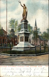 Soldiers Monument, Hampden Park Postcard