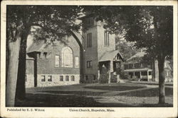 Union Church Hopedale, MA Postcard