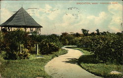 Highland Park Brockton, MA Postcard Postcard Postcard
