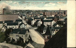 Globe Village, Looking East from St Patrick's Church Postcard