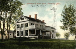 Residence of Helen Kellar Wrentham, MA Postcard Postcard Postcard