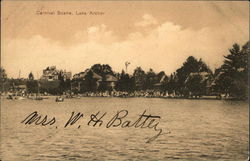 Carnival Scene, Lake Archer Postcard