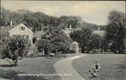 Indian Burying Ground Postcard