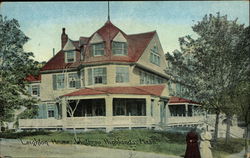 Leighton House, Winthrop Highlands, Mass. Postcard