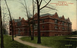 International Y.M.C.A. College - Gymnasium Postcard