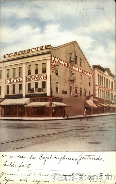Brown's Business College Galesburg Illinois