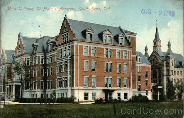 Main Building of St Mary's Academy South Bend Indiana