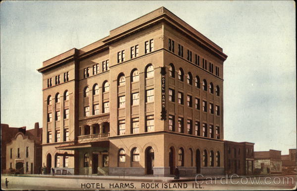 Street View of Hotel Harms Rock Island Illinois