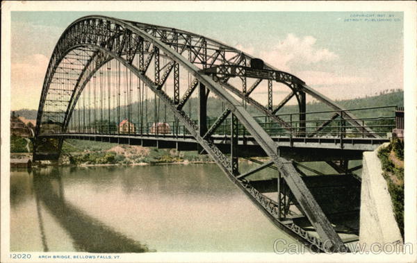Arch Bridge Bellows Falls Vermont