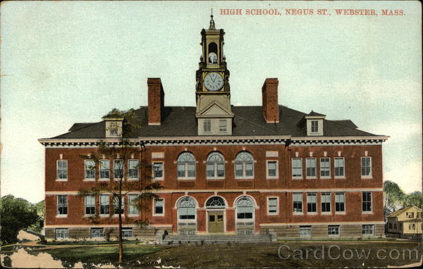 High School at Negus Street Webster Massachusetts