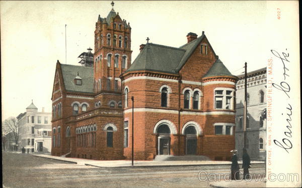 Post Office, Main Street Springfield Massachusetts