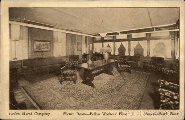 Jordan Marsh Company - Silence Room Boston Massachusetts