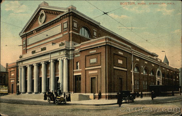 Symphony Hall Boston Massachusetts