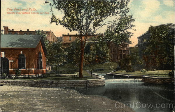 City Park and Falls, Twenty-Four Million Gallons per Day Huntsville Alabama