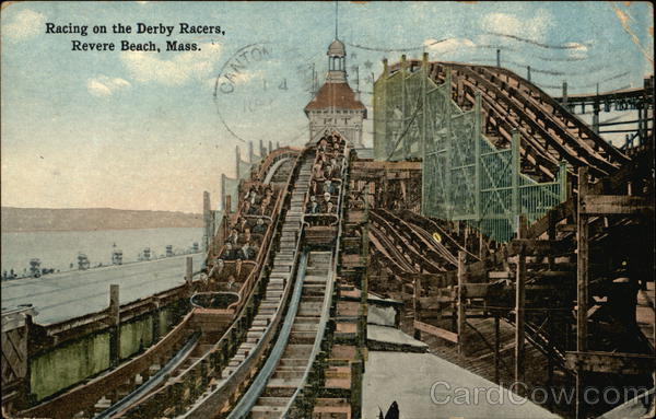 Racing on the Derby Racers Revere Beach Massachusetts